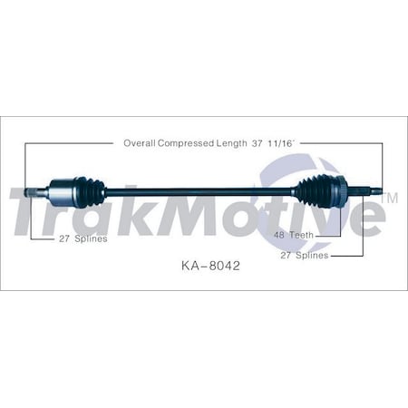 Surtrack Axle Cv Axle Shaft, Ka-8042 KA-8042